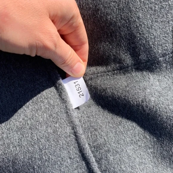 SOLD 💕 Soia & Kyo isadora grey lapel long belted wrap coat maxi duo tone 2 smal - Picture 6 of 9